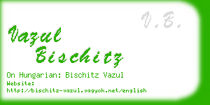 vazul bischitz business card